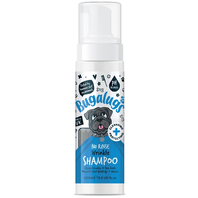 Wrinkle No Rinse Shampoo for Dogs & Cats