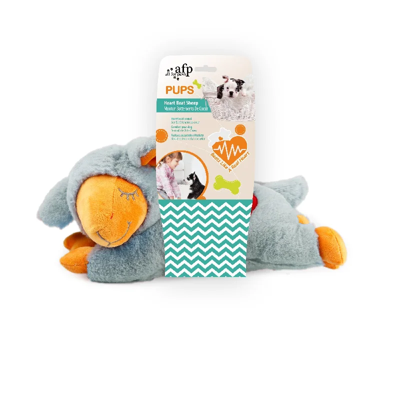 All for Paws Pups Heart Beat Sheep Dog Toy