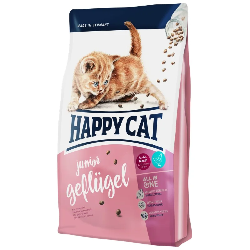 Happy Cat Junior Geflugel Poultry Kitten Dry Cat Food 1.4kg