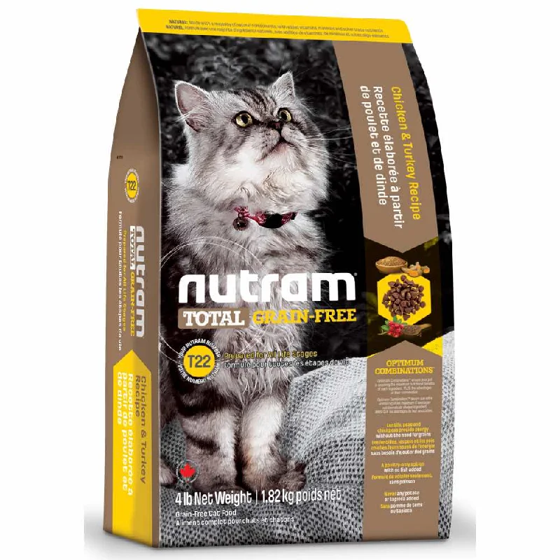 Nutram T22 Total Grain-Free Chicken & Turkey Recipe Dry Cat Food