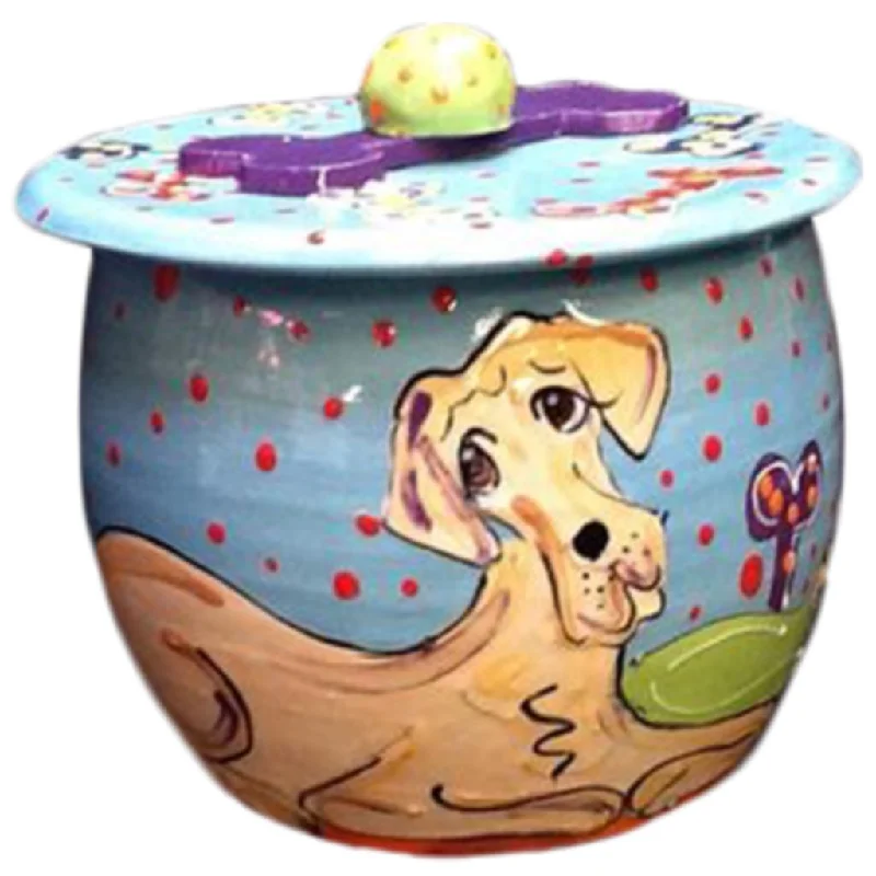 Great Dane 2 Dog Treat Jar