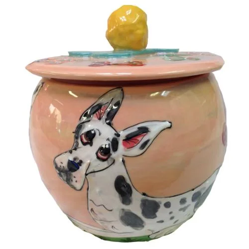 Great Dane 4 Dog Treat Jar