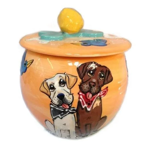 Labrador Retriever 1 Dog Treat Jar