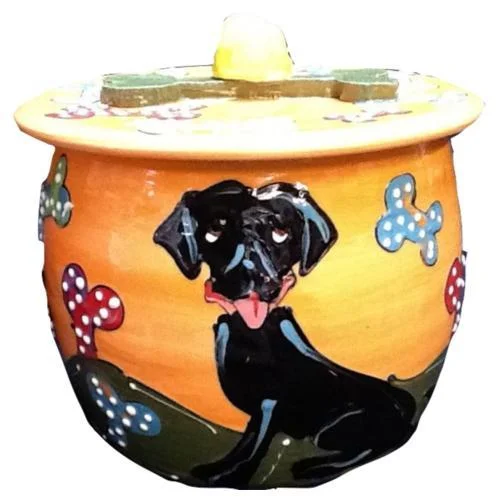 Labrador Retriever 5 Dog Treat Jar