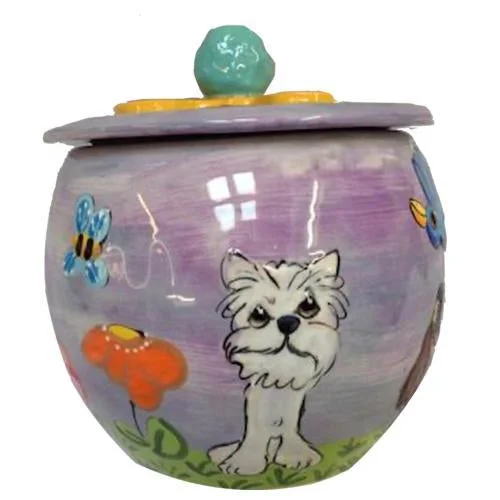 Westie 1 Dog Treat Jar