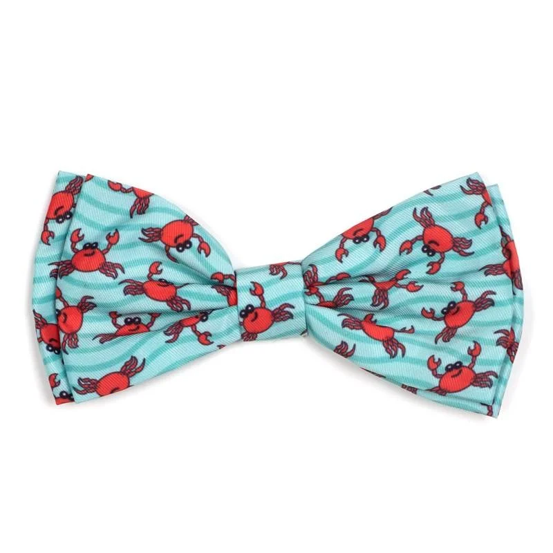 Crabs Dog Bow Tie