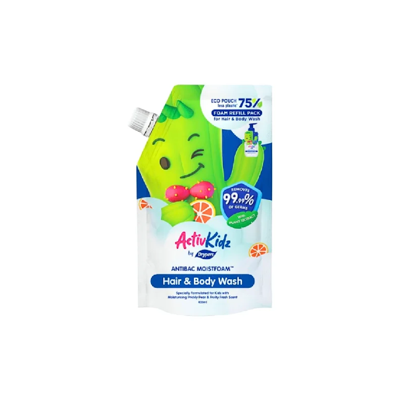 ActivKidz Drypers Anti Bacterial Hair & Body Wash Fruity Fresh 400ml