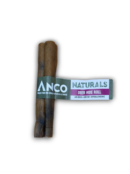 Anco Naturals Deer Hide Roll Dog Chew