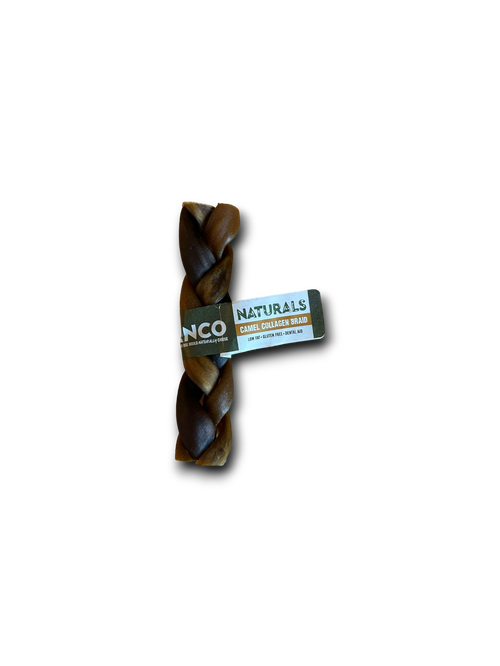 Anco Naturals Medium Camel Collagen Braid Dog Chew