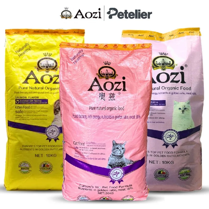 Aozi Organic Dry Cat Food 10kg for Adult/Kitten Beef, Lamb-Hypoallergenic