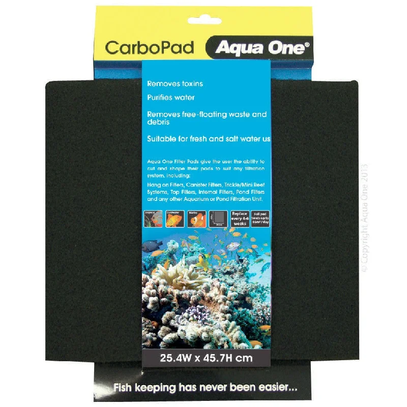 Aqua One Carbo Pad Filter Pad Self Cut