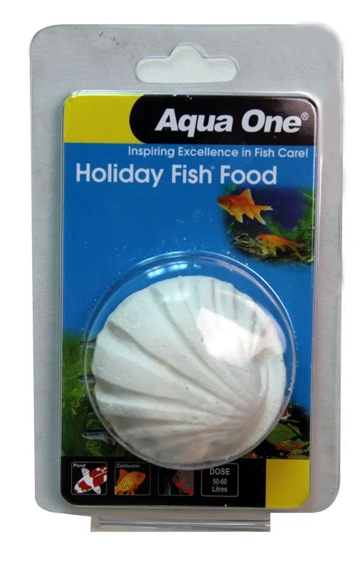 Aqua One Holiday Fish Food Block 40g