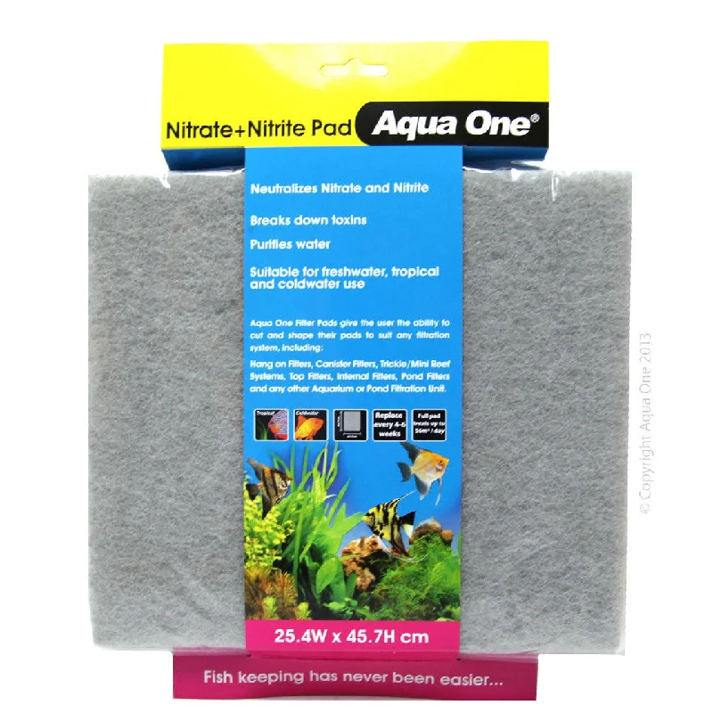 Aqua One Nitrite/Nitrate Pad Self Cut Filter Pad