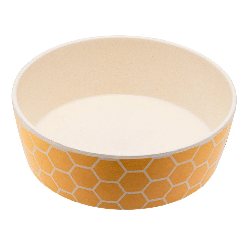 Beco | Printed Dog Bowl - Honeycomb