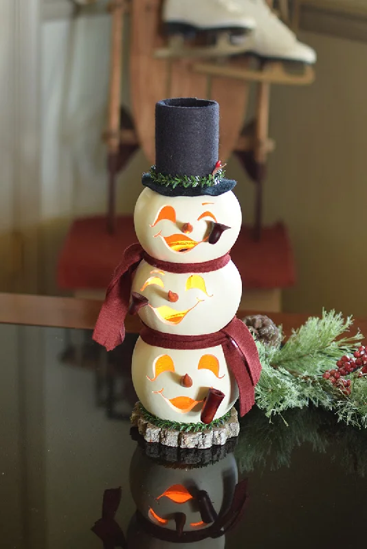 Blake - Medium Tall Lit Snowman