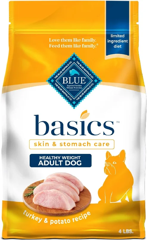 Blue Buffalo Basics Skin & Stomach Care Healthy Weight Turkey & Potato Recipe Adult Dry Dog Food