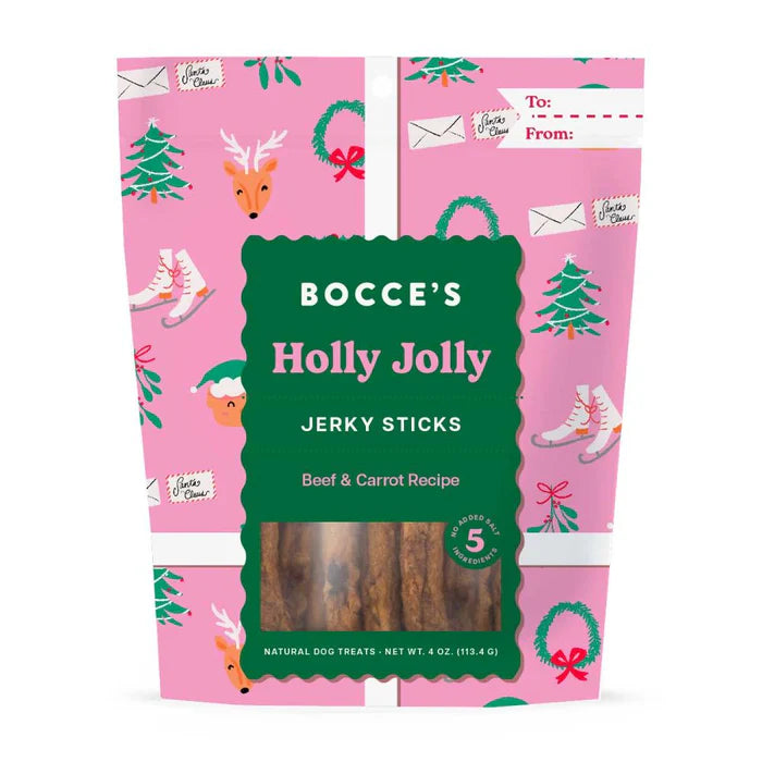 Bocce's Bakery Christmas Holly Jolly Jerky