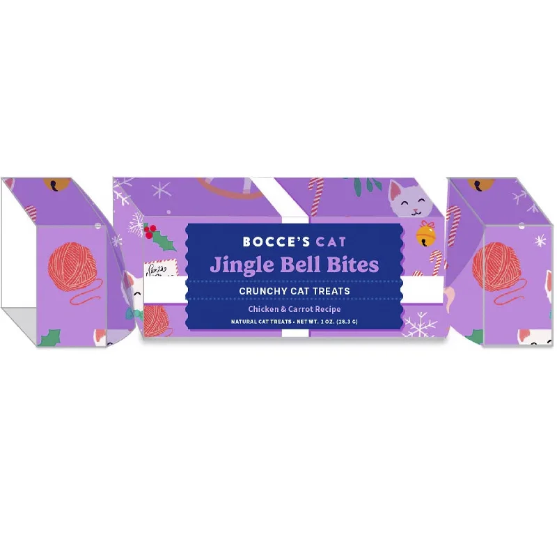 Bocce's Bakery Jingle Bell Bites Chicken & Carrot Cat Treats 1 oz