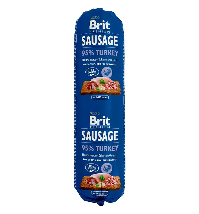 Brit Premium Sausage Turkey 800g