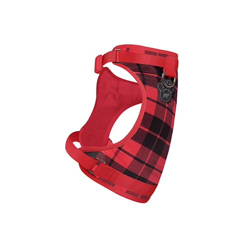 Canada Pooch Everything Harness Red Plaid Large