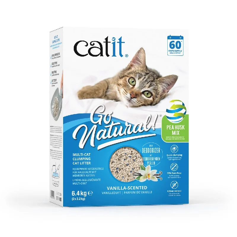 CATIT Go Natural! Pea Husk Mix Cat Litter 6.4kg