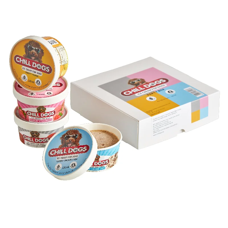 Chill Dogs Party Box 4 Cups x 130ml