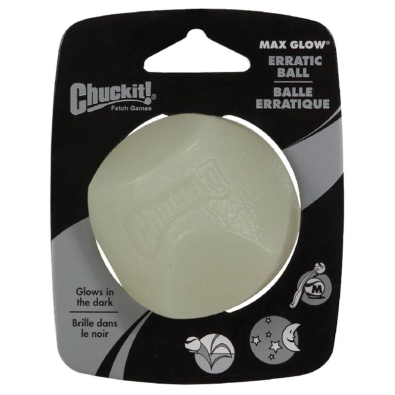 Chuckit Max GlowErratic Ball Medium 6.5cm