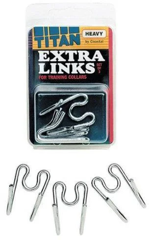 Coastal Extra Pinch Training Collar Links 2 mm 3 pack