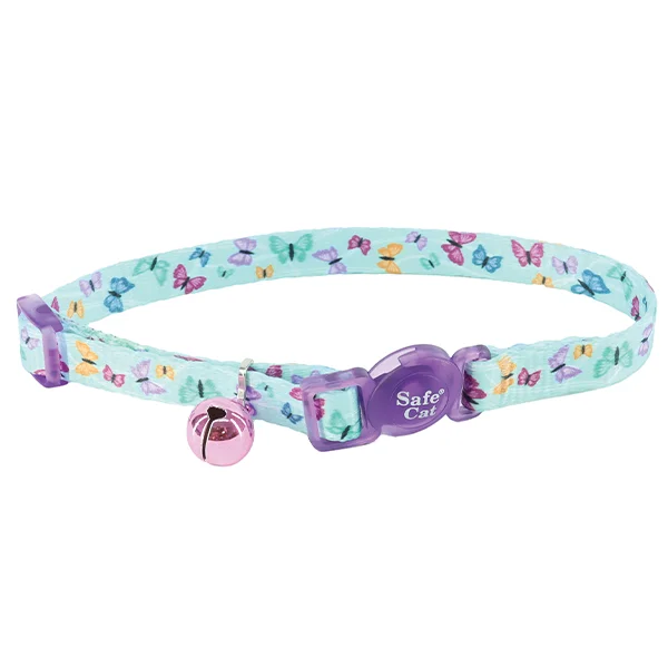 COASTAL SafeCat Breakaway Collar, Butterflies