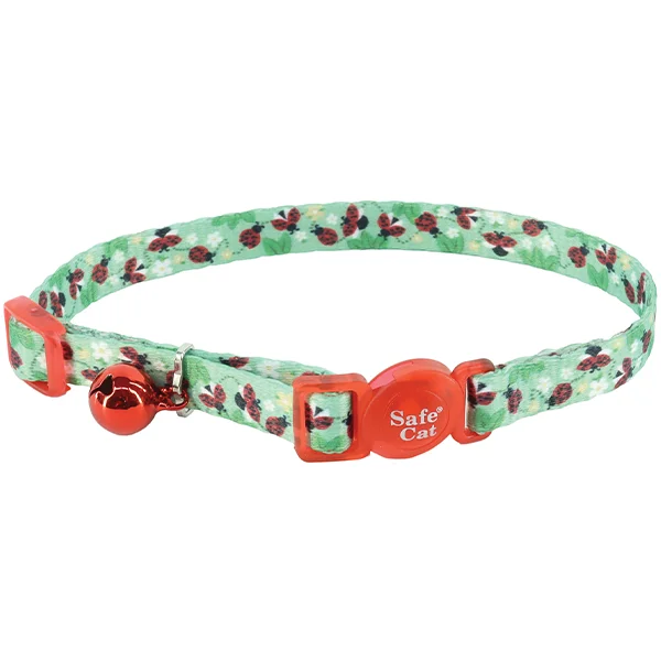 COASTAL SafeCat Breakaway Collar, Ladybugs