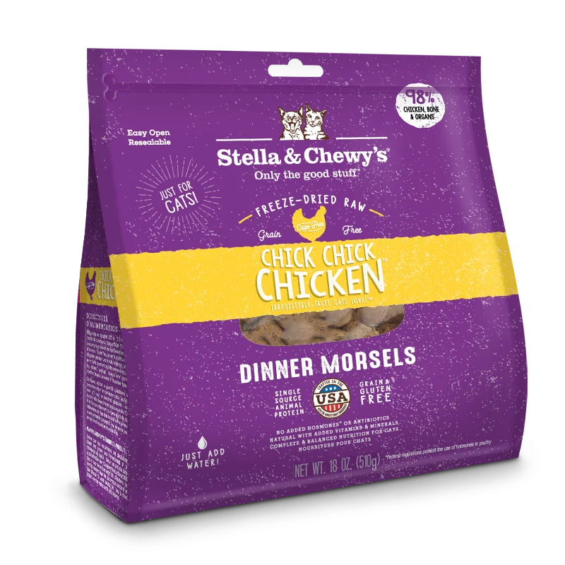 Stella & Chewy's Freeze-Dried Dinner Morsels for Cats - Chick Chick Chicken Recipe