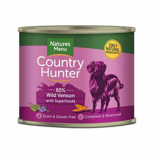 Country Hunter Meals Dog Can Venison & Blueberries 600g