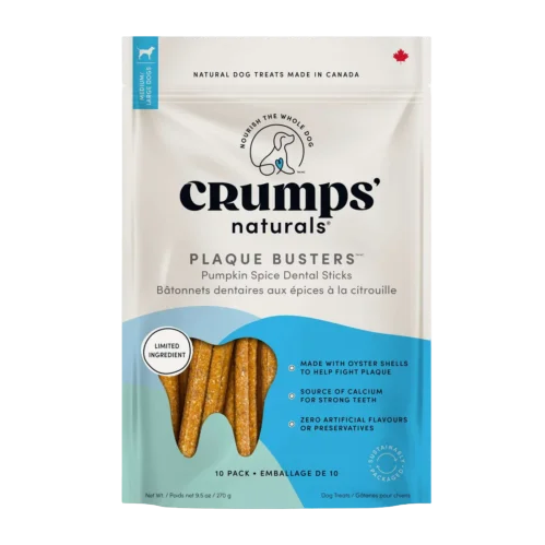 Crumps Plaque Busters Pumpkin Spice Dental Sticks