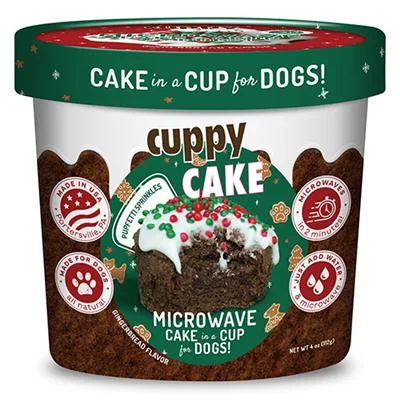 Cuppy Cake Microwave Cake Mix for Dogs - Gingerbread