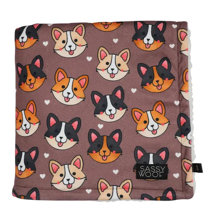 Dog Blanket -Cuddly Corgis