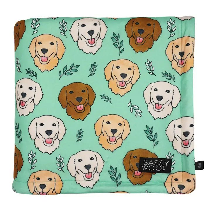 Dog Blanket -Glam Goldens