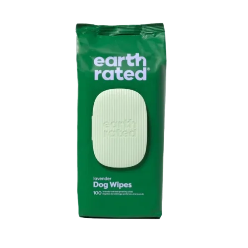 Earth Rated Lavender Dog Grooming Wipes