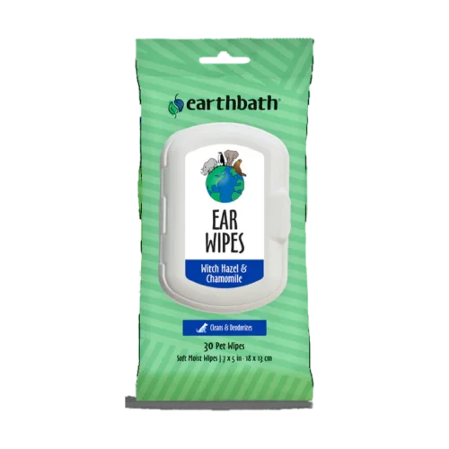 Earthbath Ear Wipes 30ct