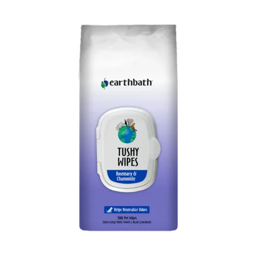 Earthbath Tushy Wipes for Pets 100ct