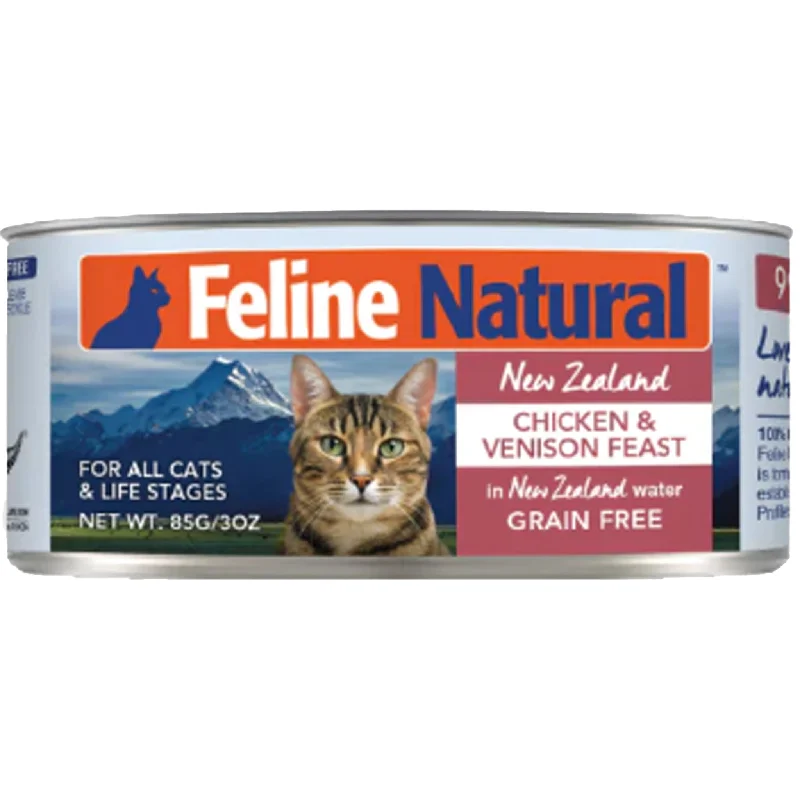 Feline Natural Canned Chicken & Venison Cat Food