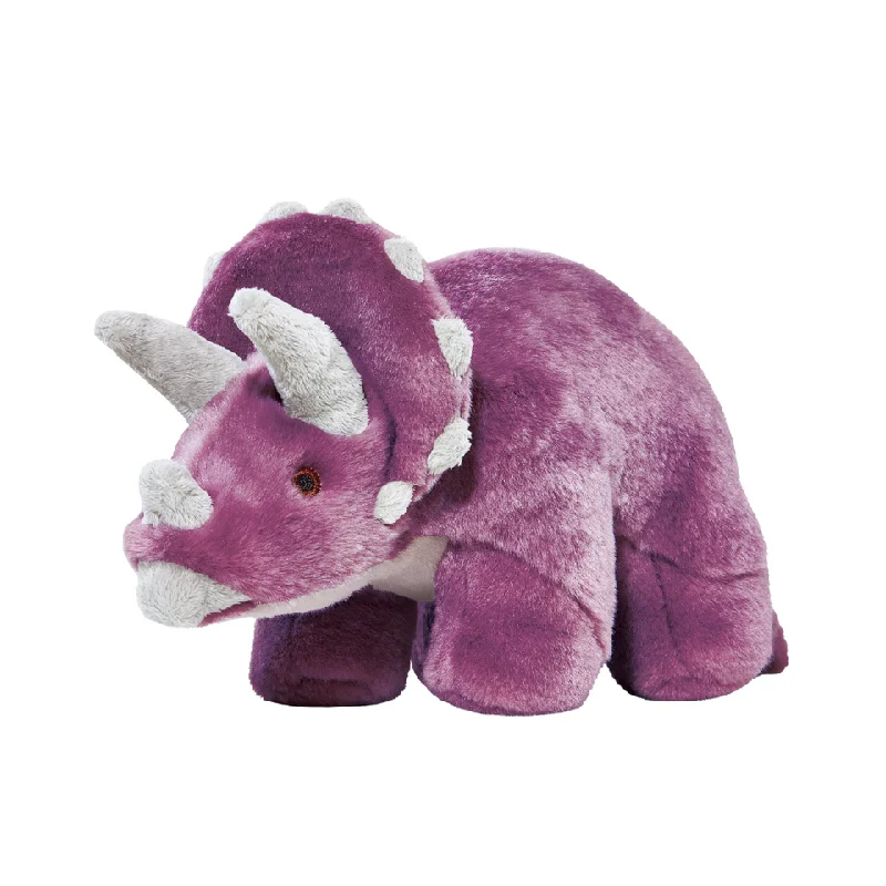 Fluff & Tuff Charlie Triceratops Plush Dog Toy