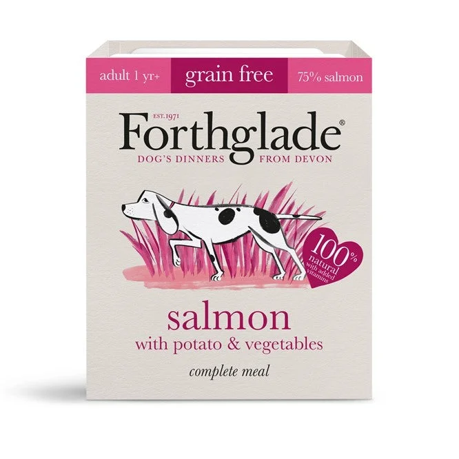 Forthglade Complete Grain Free Adult Salmon Potato & Veg 395g