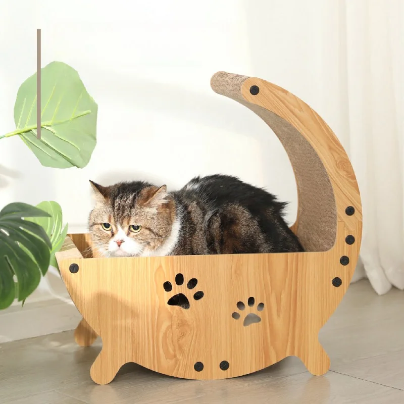 TINYPET G-Shape Cat Scratching Board