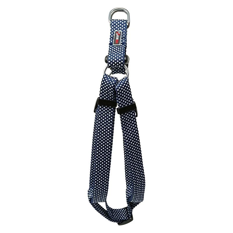 GEARBUFF Club Step-in Harness for Dogs , Navy & White