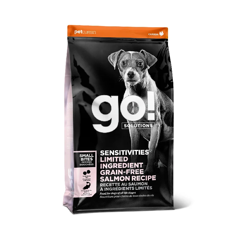 Go! Solution Sensitivities Grain Free Small Bites Salmon Recipe Dog Dry Food