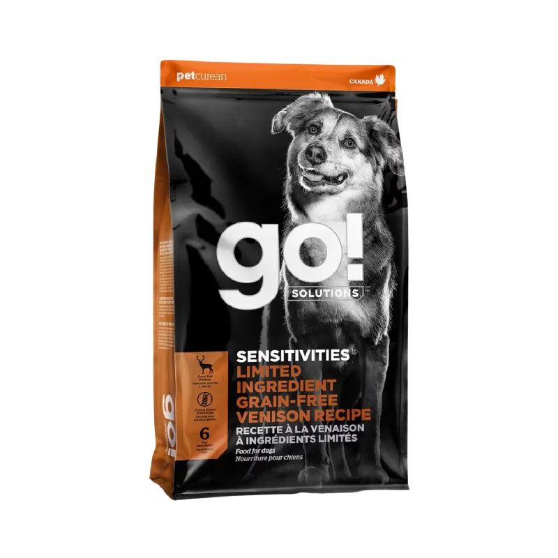 Go! Solution Sensitivities Grain Free Venison Recipe Dog Dry Food