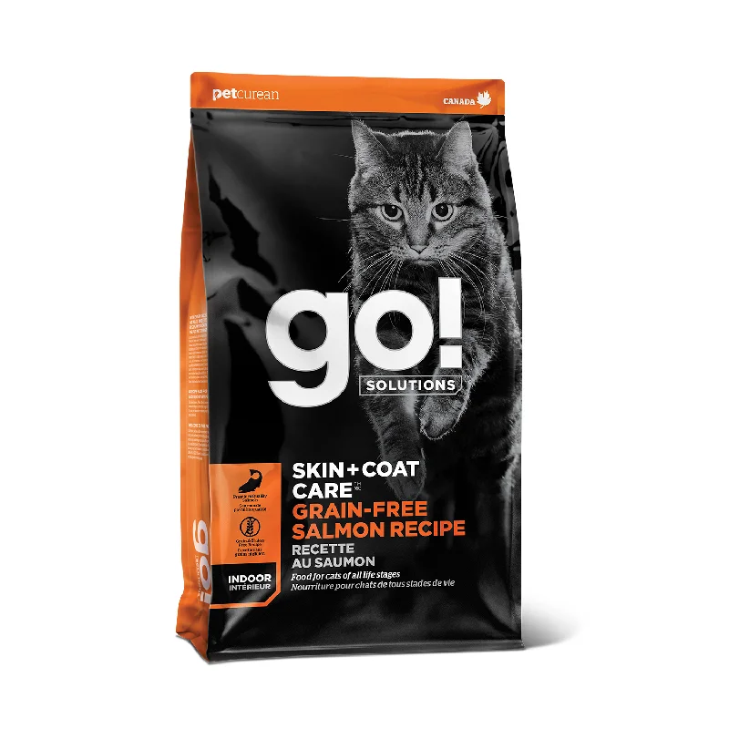 Go! Solution Skin + Coat Care Grain Free Salmon Recipe Cat Dry Food