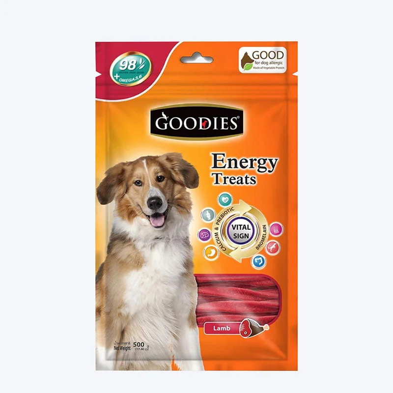 Goodies Energy Treat for Dog, Lamb Flavour, (Pack of 2)