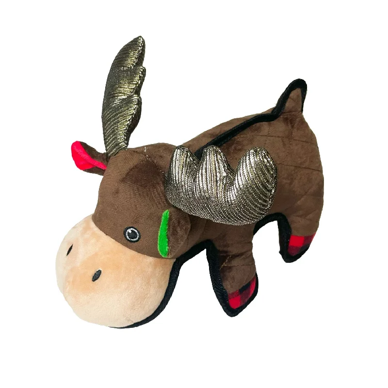 Luxury Festive Reindeer | Christmas Toughened Plush Dog Toy by Happy Pet