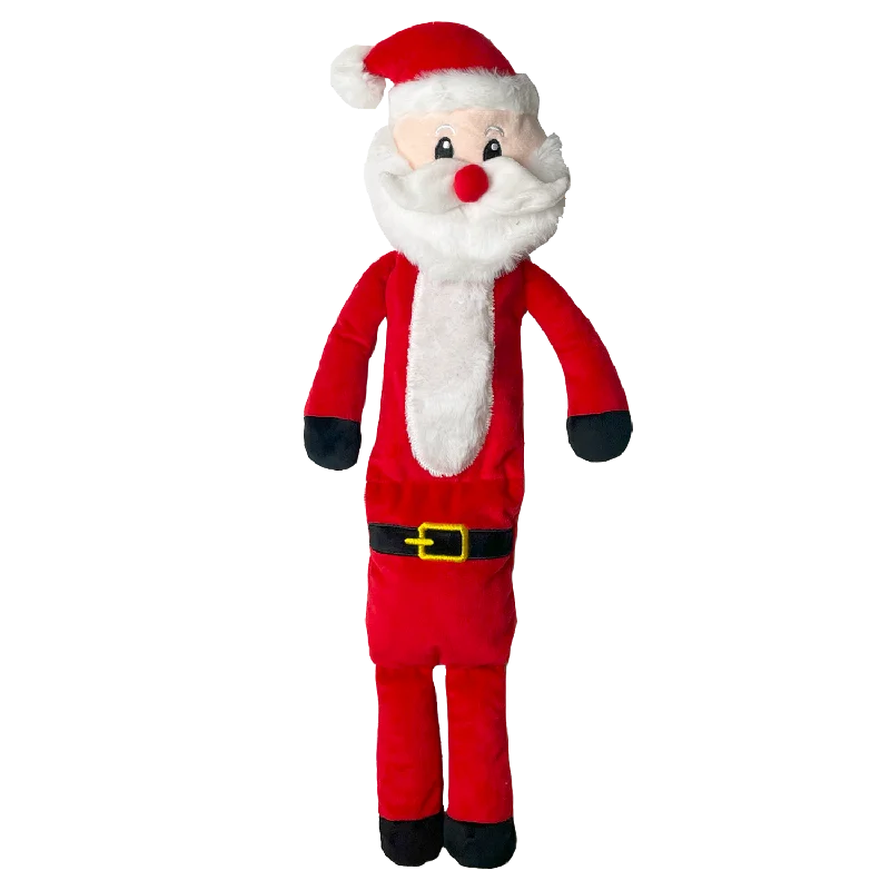 Squeaky Santa | Soft Christmas Dog Toy by Happy Pet